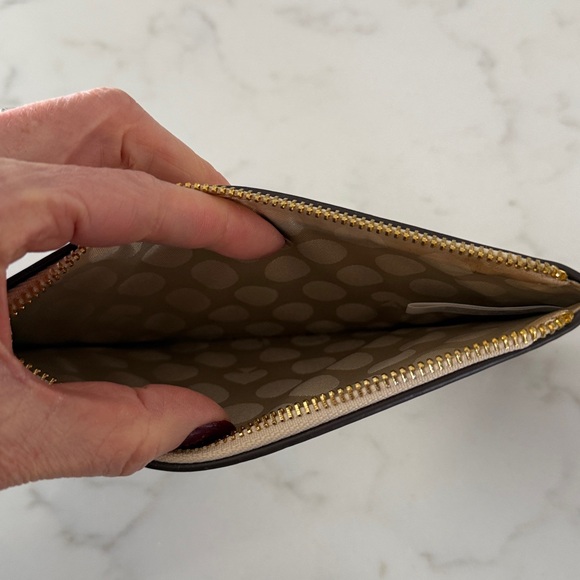 Kate Spade Gold Metallic Wristlet